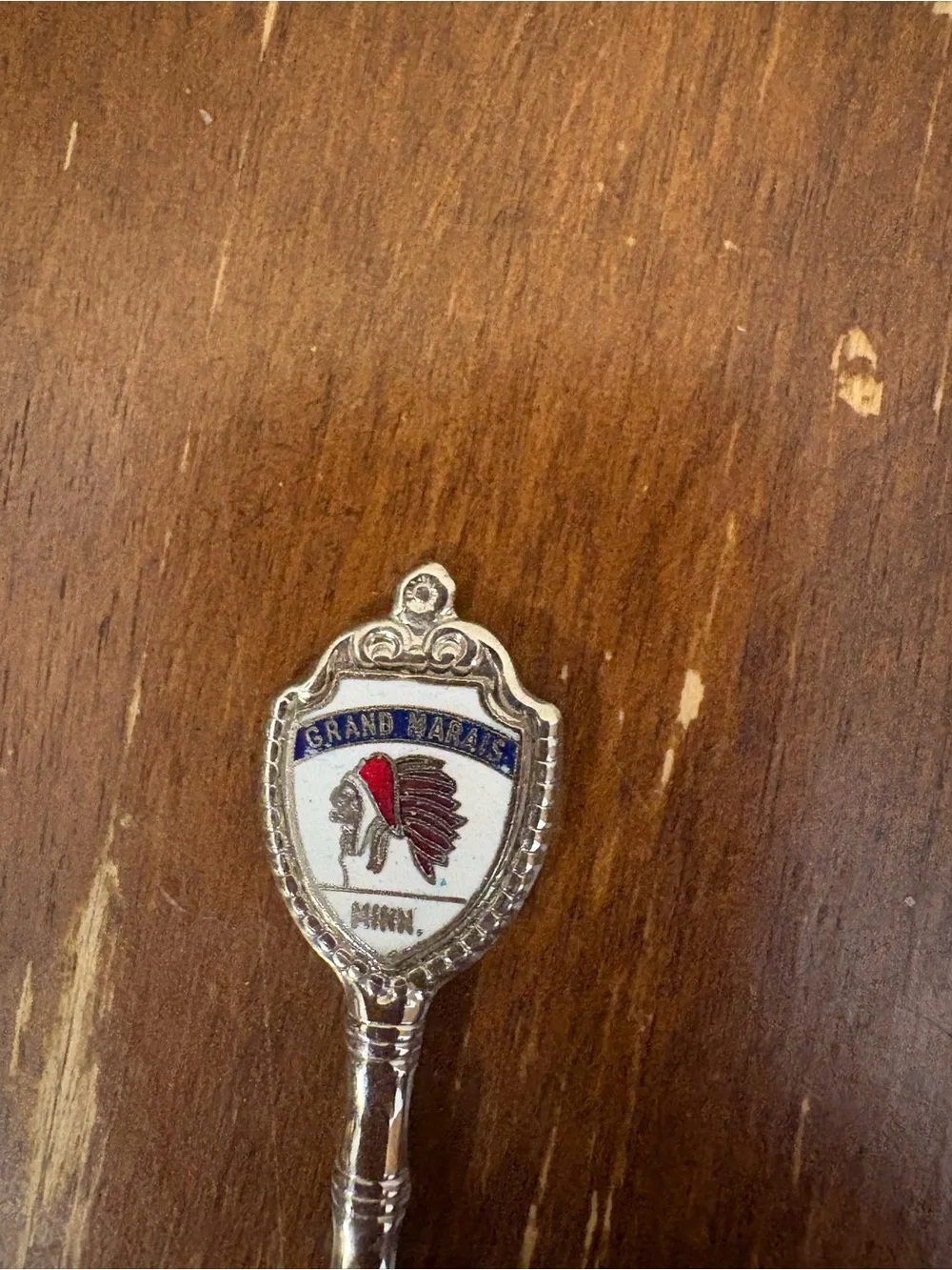 Silver Decorative Collectible Spoon - Silver Tone Grand Marais Minnesota